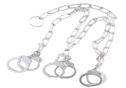 AFT 503P – Prison 3-Man Gang Chained Handcuff