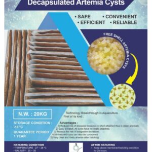 Decapsulated Artemia Cysts – 20kg